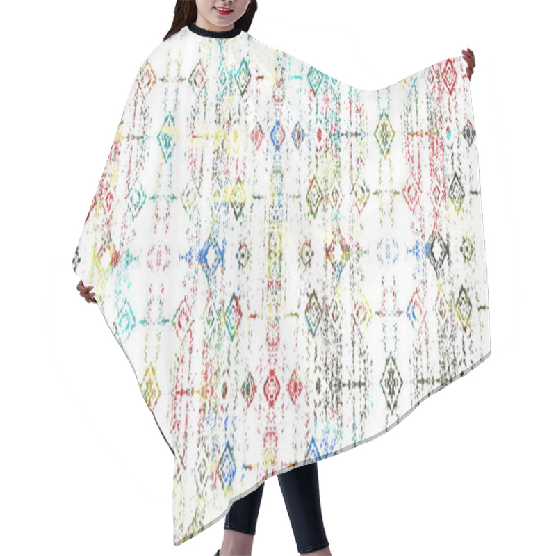 Personality  Carpet And Rugs Textile Design With Grunge And Distressed Texture Repeat Pattern  Hair Cutting Cape