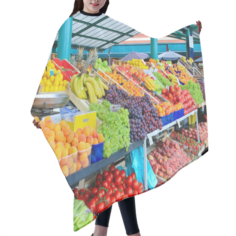 Personality  Vegetables And Fruits Hair Cutting Cape