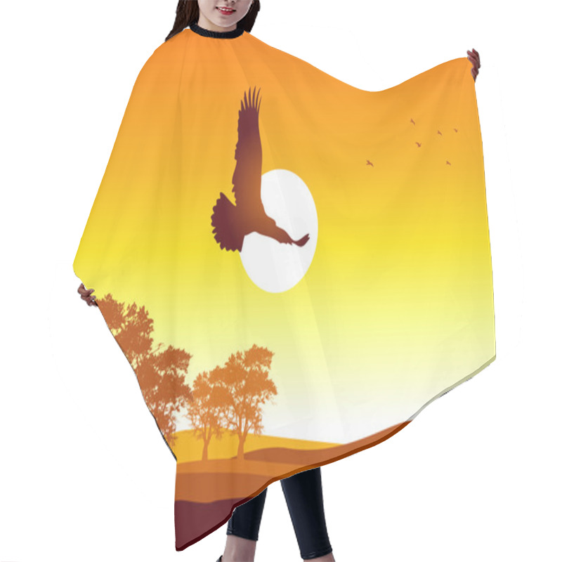 Personality  Freedom Hair Cutting Cape