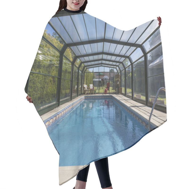 Personality  Swimming Pool Hair Cutting Cape