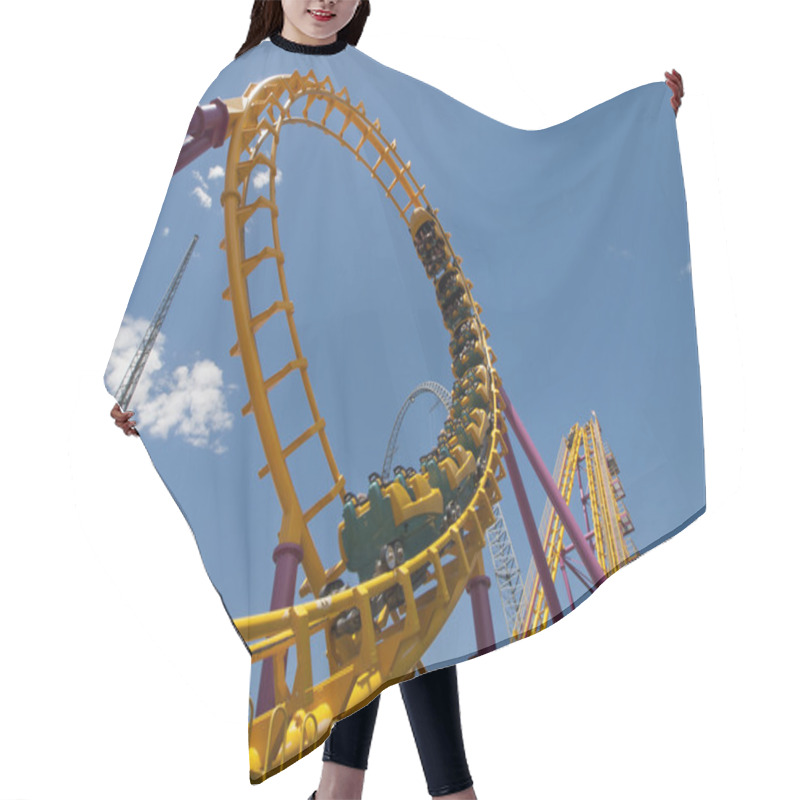 Personality  Roller Coaster Hair Cutting Cape