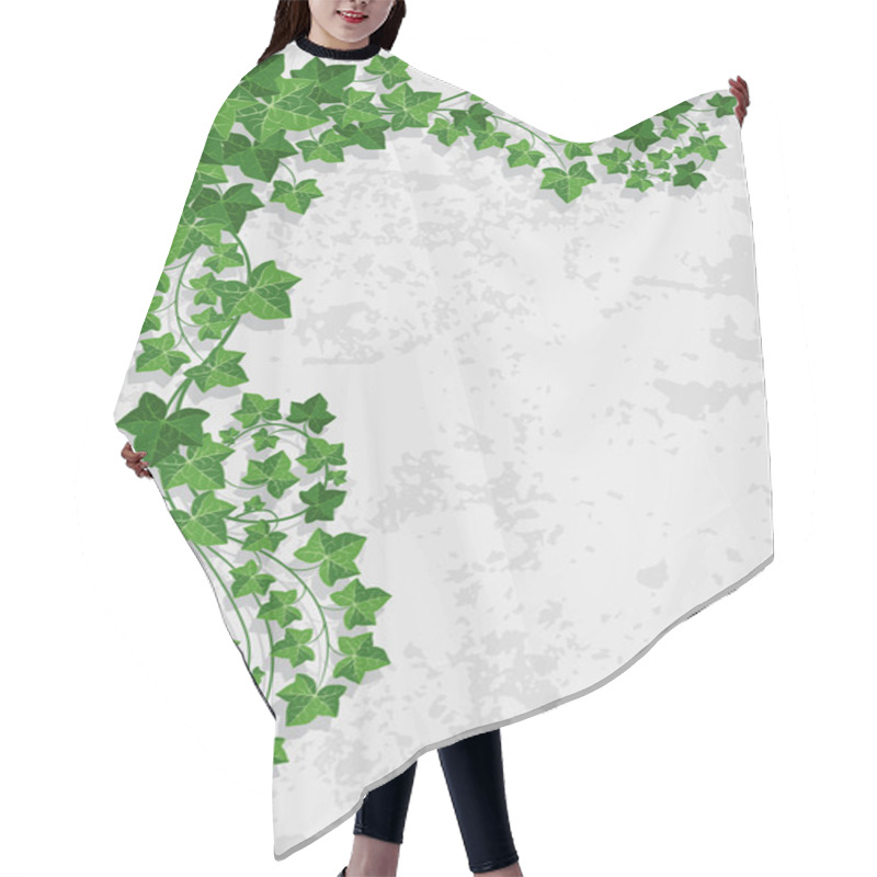 Personality  Wall With Ivy Hair Cutting Cape