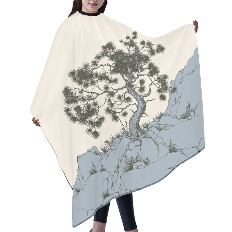 Personality  Pine On The Rock Hair Cutting Cape