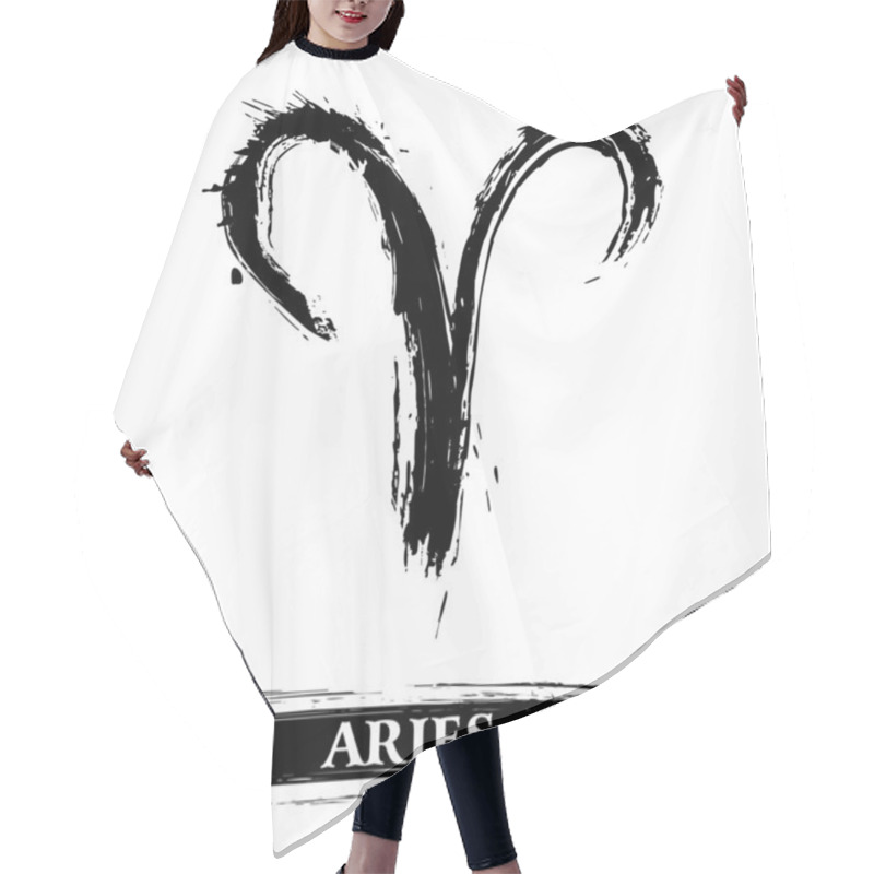 Personality  Aries Symbol Hair Cutting Cape