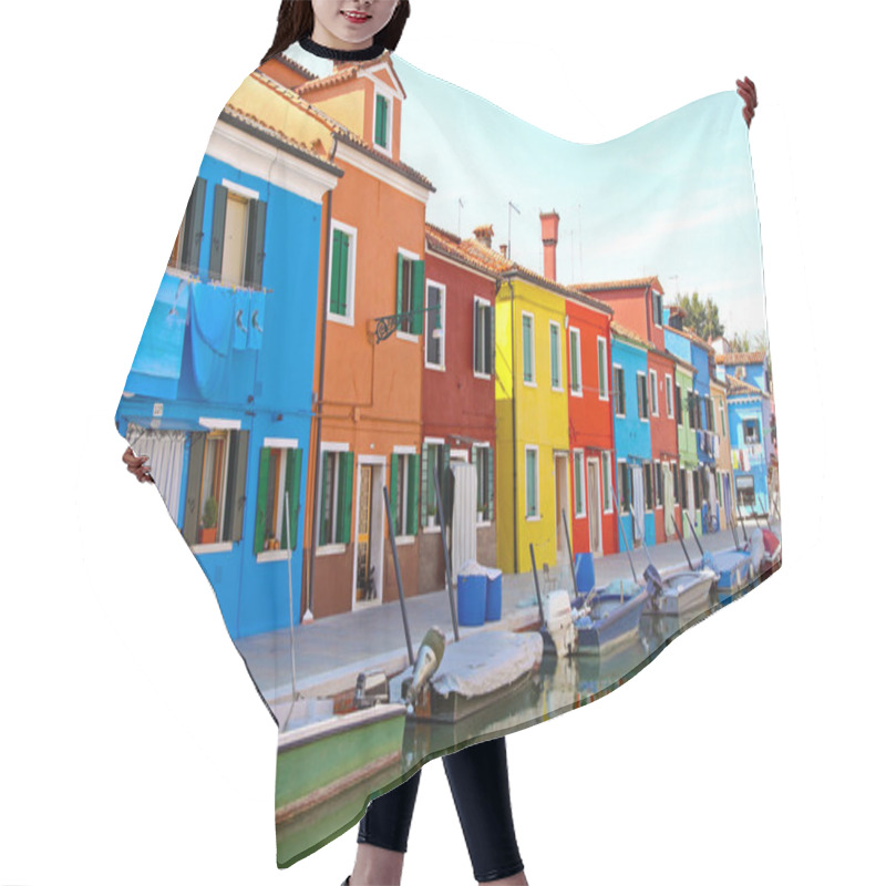 Personality  Houses And Boats Hair Cutting Cape