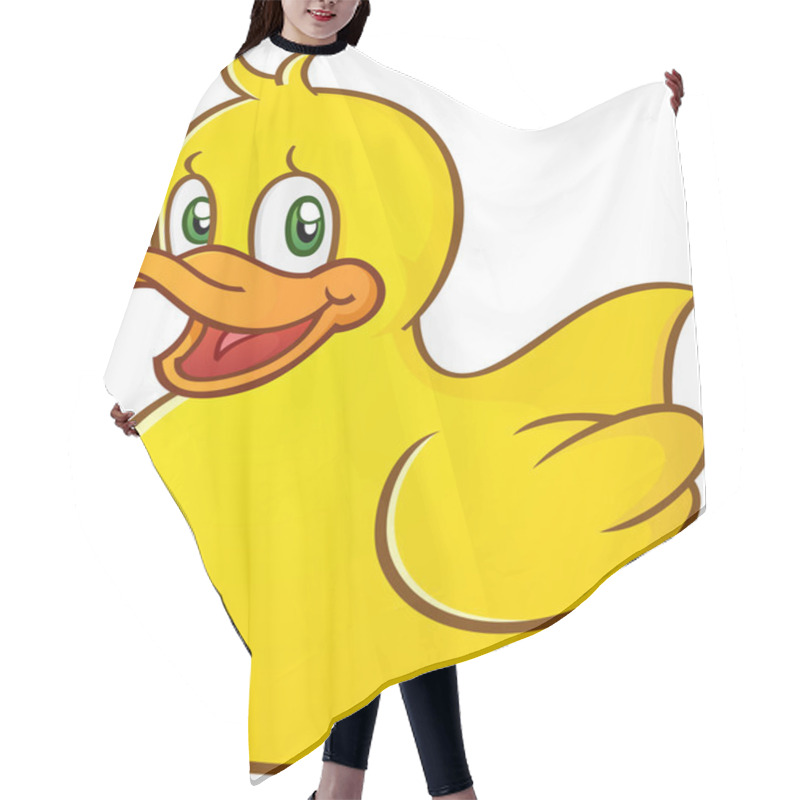 Personality  Rubber Duck Cartoon Character Hair Cutting Cape