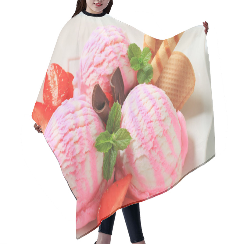 Personality  Ice Cream Sundae Hair Cutting Cape