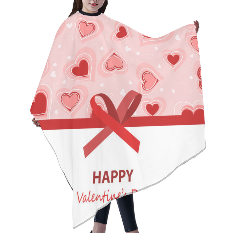 Personality  Happy Valentines Day Hair Cutting Cape