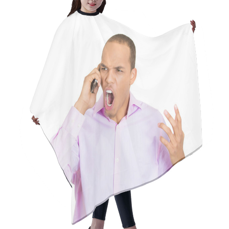 Personality  Bad Cellphone Conversation Hair Cutting Cape