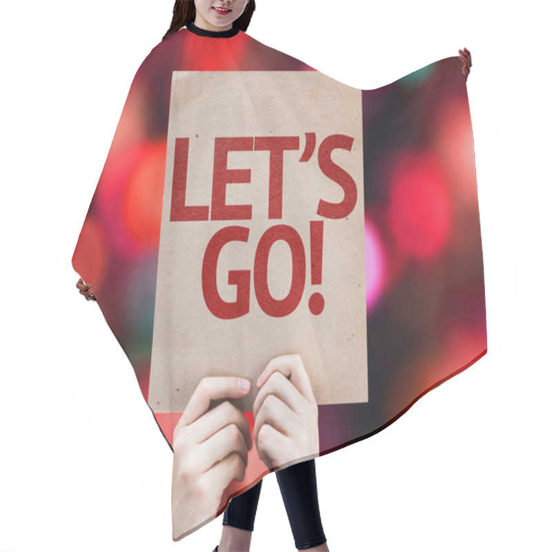 Personality  Let's Go! Card Hair Cutting Cape