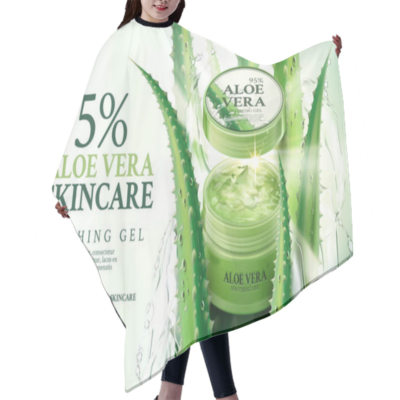 Personality  Aloe Vera Skin Care Hair Cutting Cape