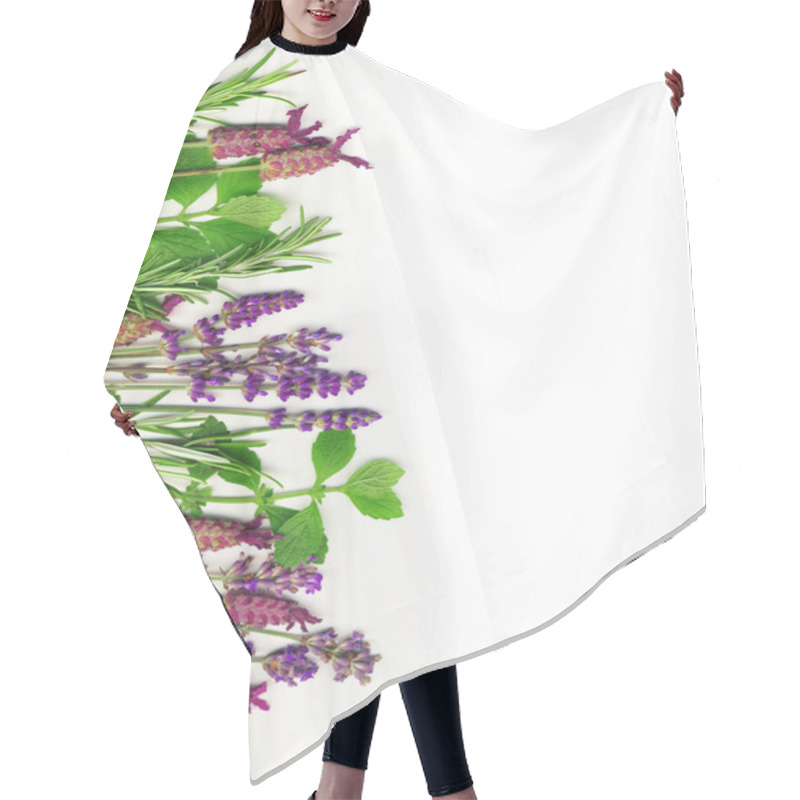 Personality  Healing Herbs Hair Cutting Cape