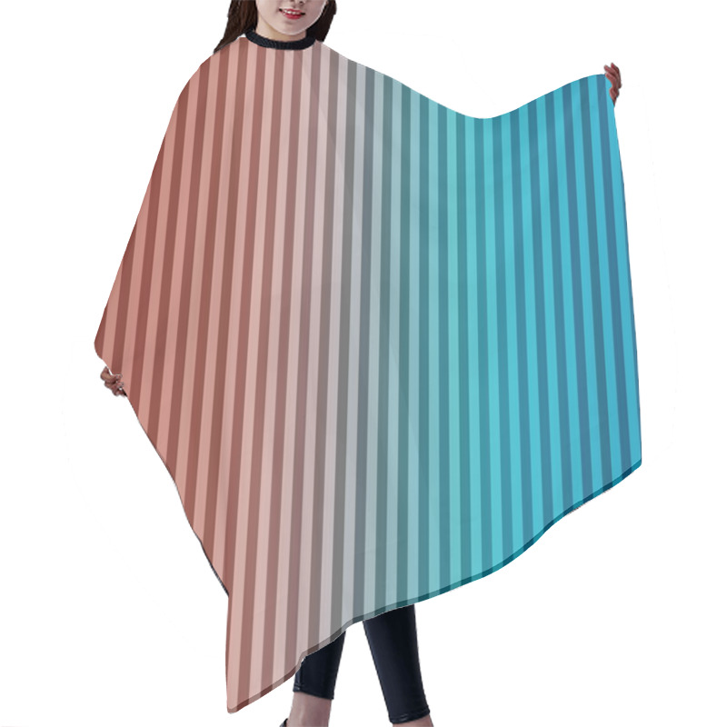 Personality  Colorful Vertical Line Background Or Seamless Striped Wallpaper, Illustration Rainbow. Hair Cutting Cape