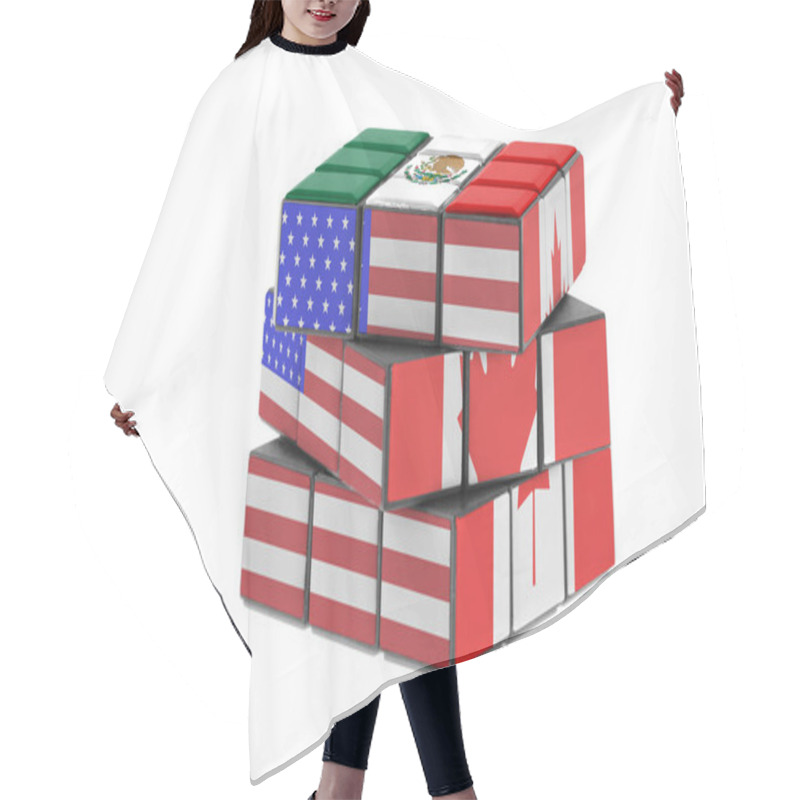 Personality  North American Free Trade Agreement Hair Cutting Cape