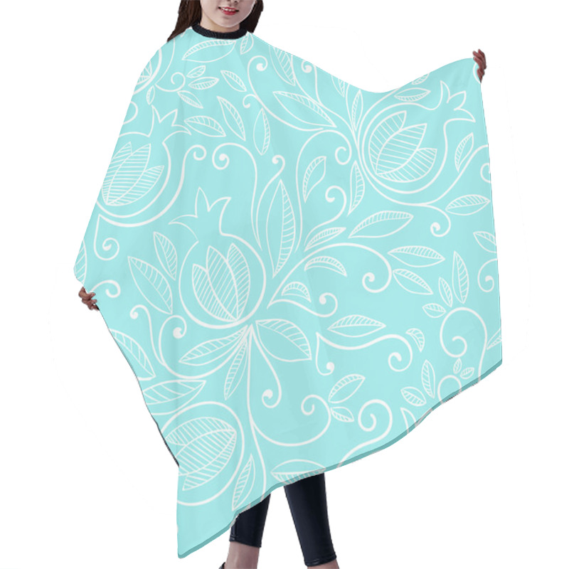 Personality  Pomegranate Seamless Pattern Hair Cutting Cape