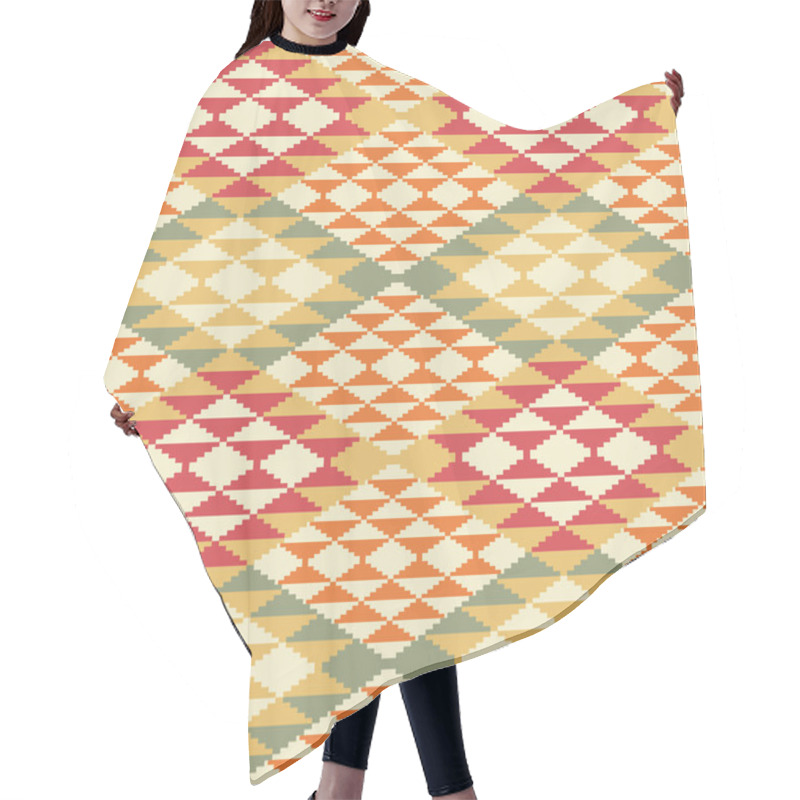 Personality  Abstract Geometric Background Hair Cutting Cape