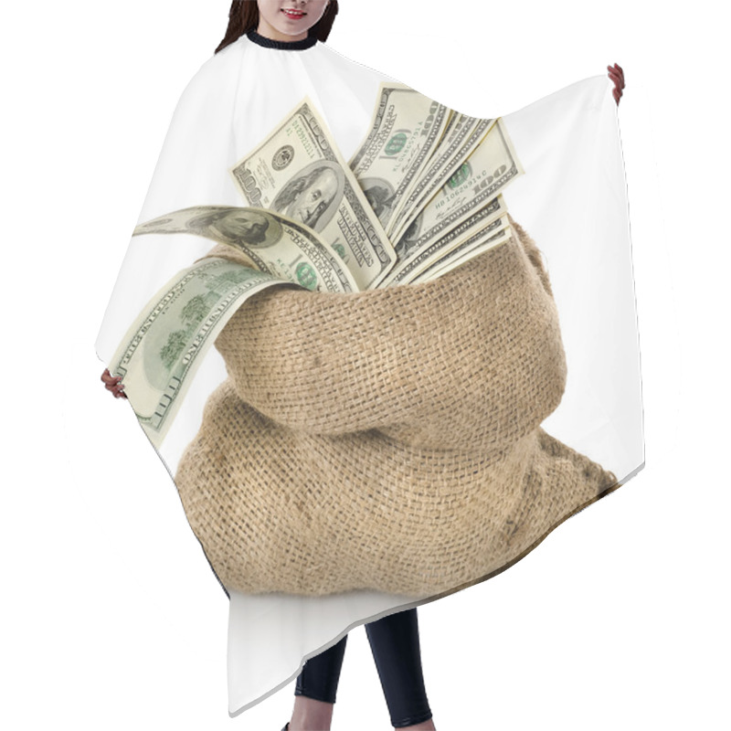 Personality  Money In The Old Bag Hair Cutting Cape