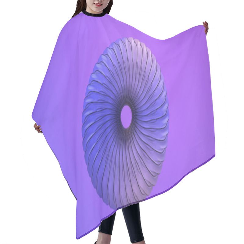 Personality  Abstract Geometric 3d Of Glazed Materials Hair Cutting Cape