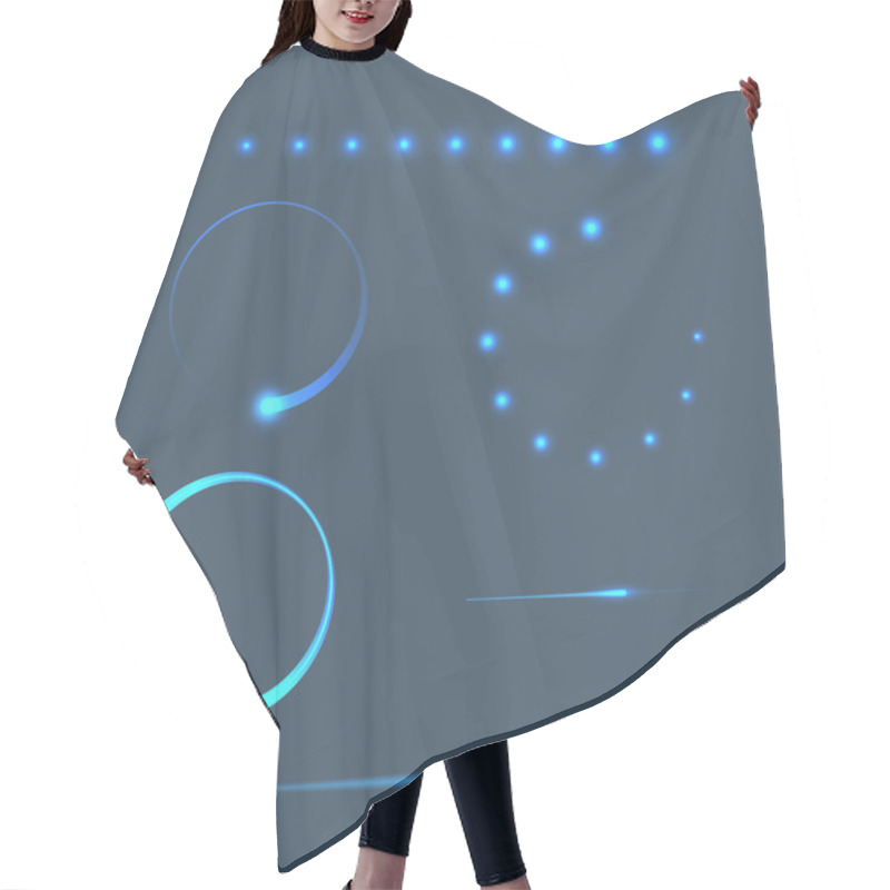 Personality  Mobile Loading Progress  Template Hair Cutting Cape