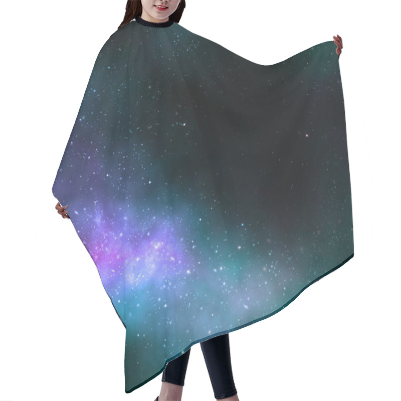 Personality  Deep Space Cosmos Nebula Galaxy Hair Cutting Cape