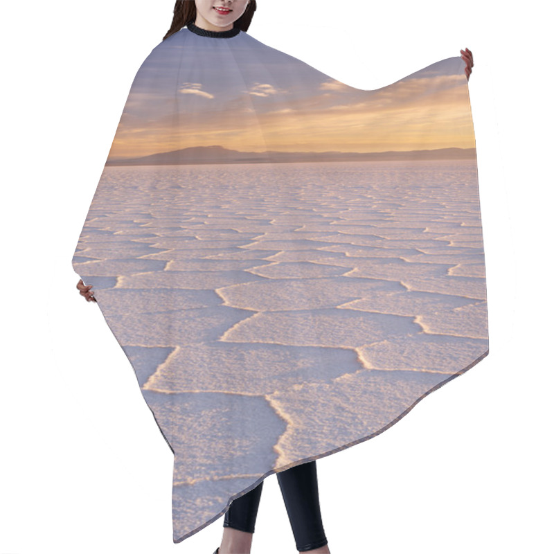 Personality  Salt Flat Salar De Uyuni In Bolivia At Sunrise Hair Cutting Cape