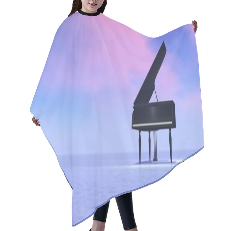 Personality  Dream Of Piano Hair Cutting Cape