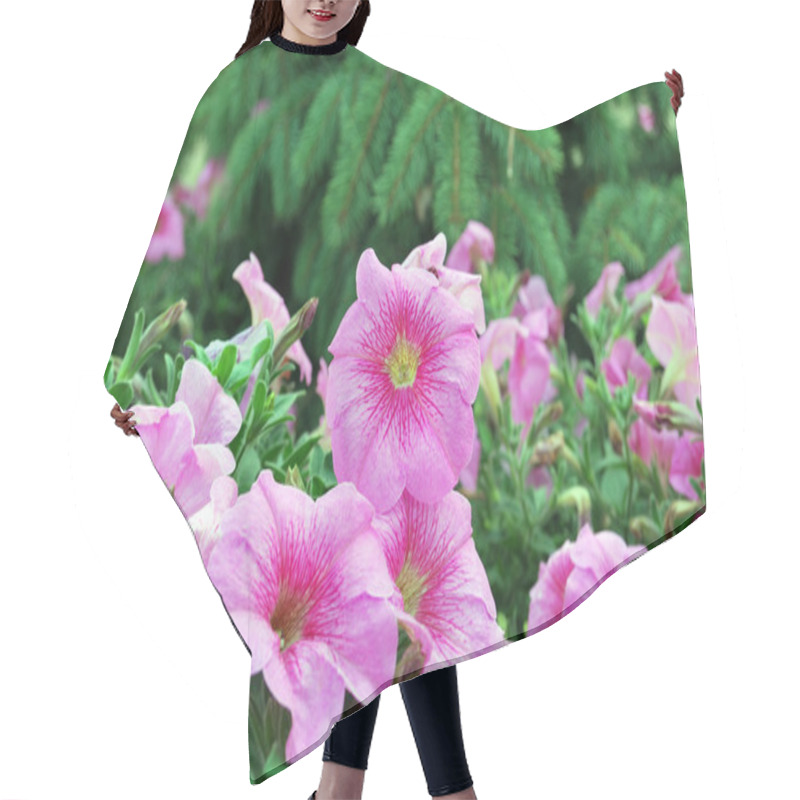 Personality  Pink Petunia Hair Cutting Cape