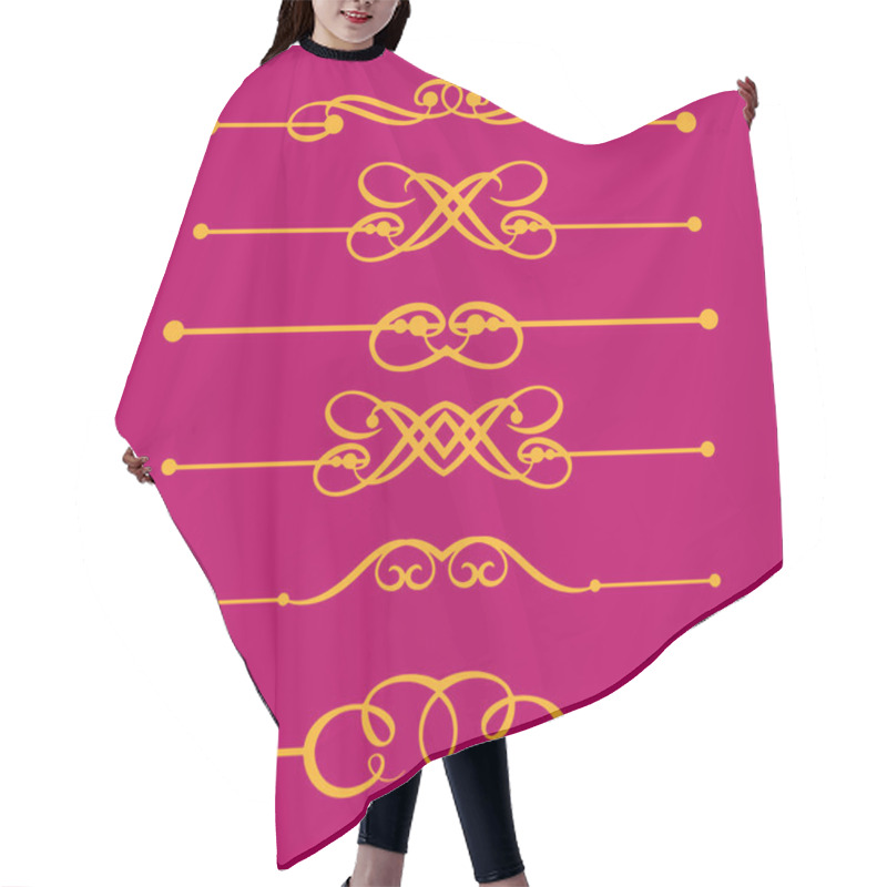 Personality  Decorative Elements, Border And Page Rules Hair Cutting Cape