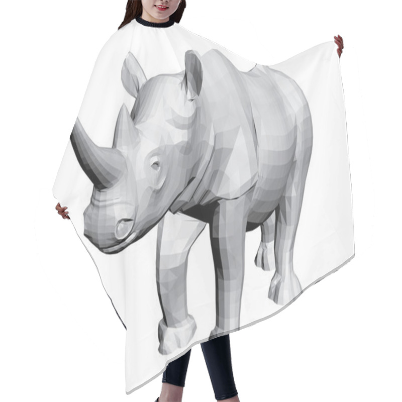 Personality  Rhino Hair Cutting Cape