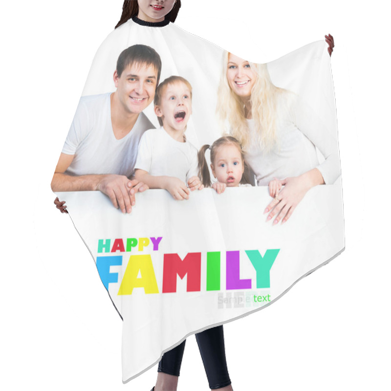 Personality  Happy Family Hair Cutting Cape