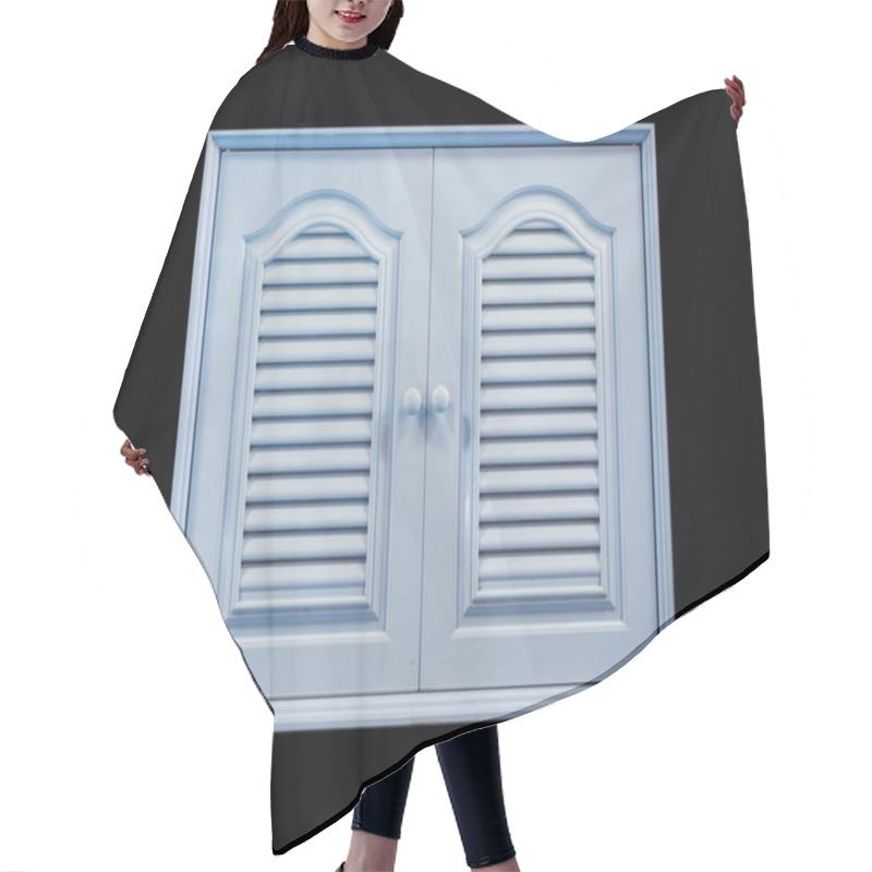 Personality  Window Wood Hair Cutting Cape