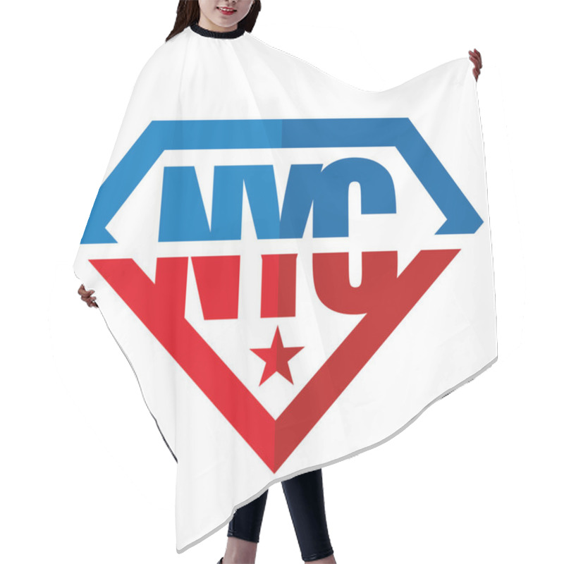 Personality  United States Of America Vector Logos Hair Cutting Cape