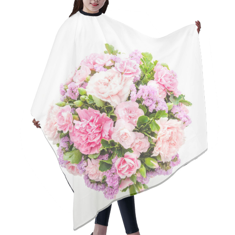 Personality  Rose Bouquet Hair Cutting Cape