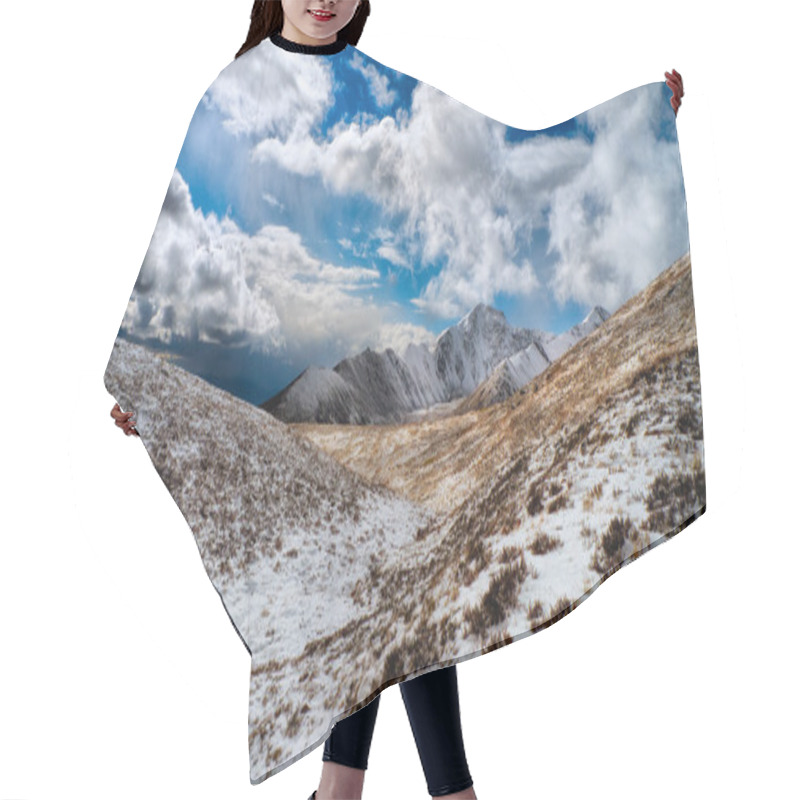 Personality  Dramatic Sky In The Clearwater Mountains Hair Cutting Cape