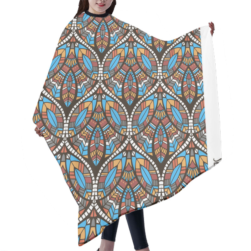 Personality  Indian Pattern Hair Cutting Cape