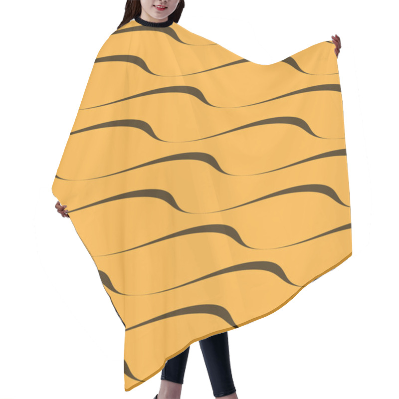 Personality  Sand Seamless Pattern Hair Cutting Cape