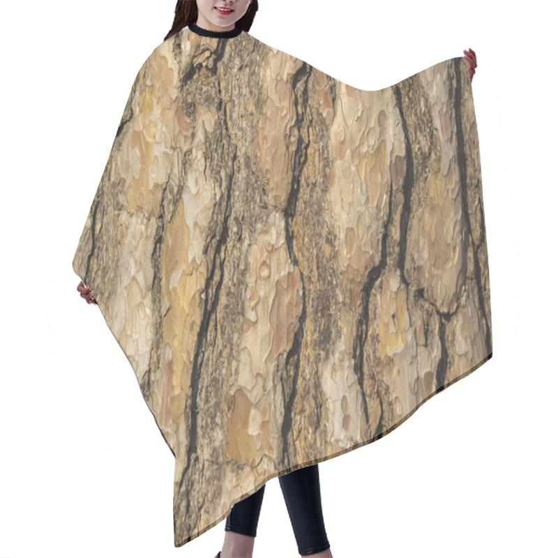 Personality  Pine Bark Hair Cutting Cape