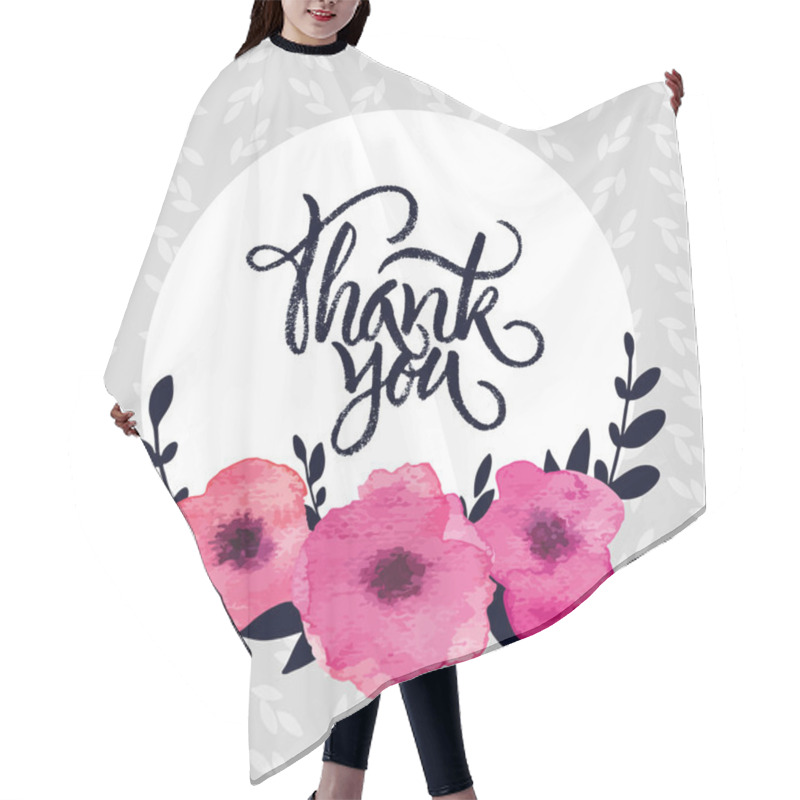 Personality  Thank You Card Hair Cutting Cape