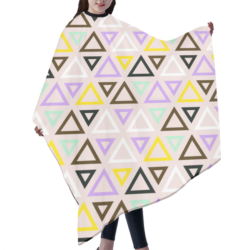 Personality  Abstract Geometric Vector Pattern Hair Cutting Cape