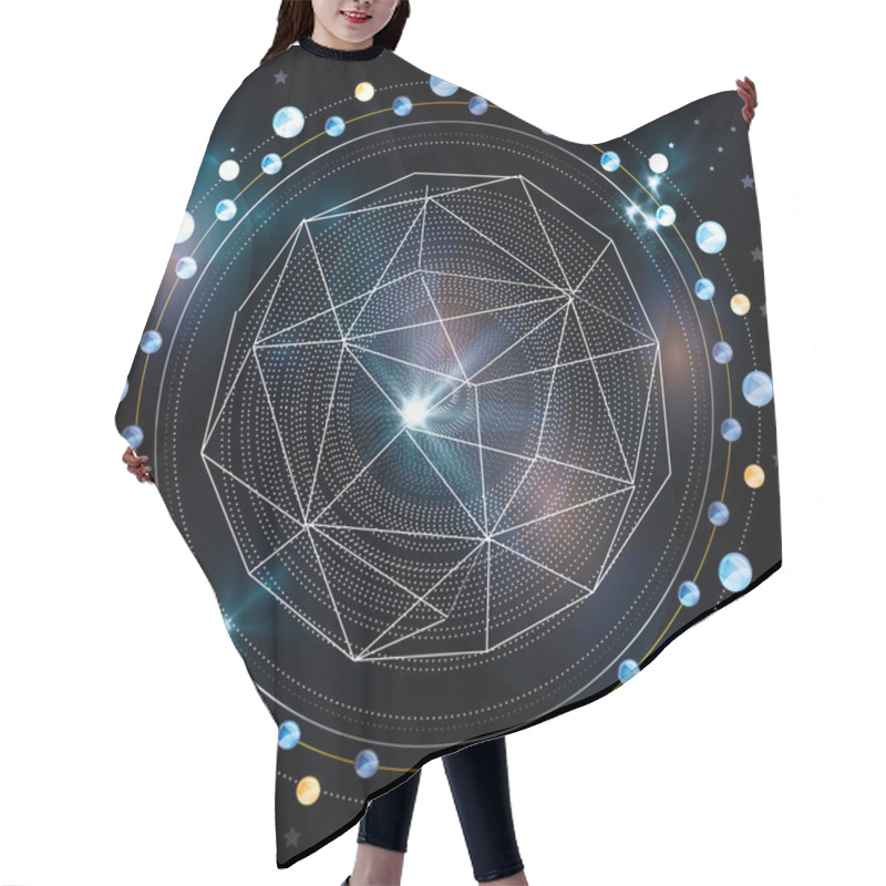 Personality  Planet In Space Hair Cutting Cape