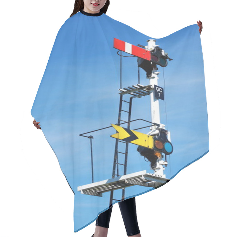 Personality  Railway Signals Hair Cutting Cape