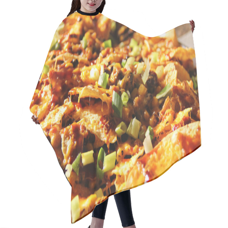 Personality  BBQ Bean And Corn Nachos Hair Cutting Cape