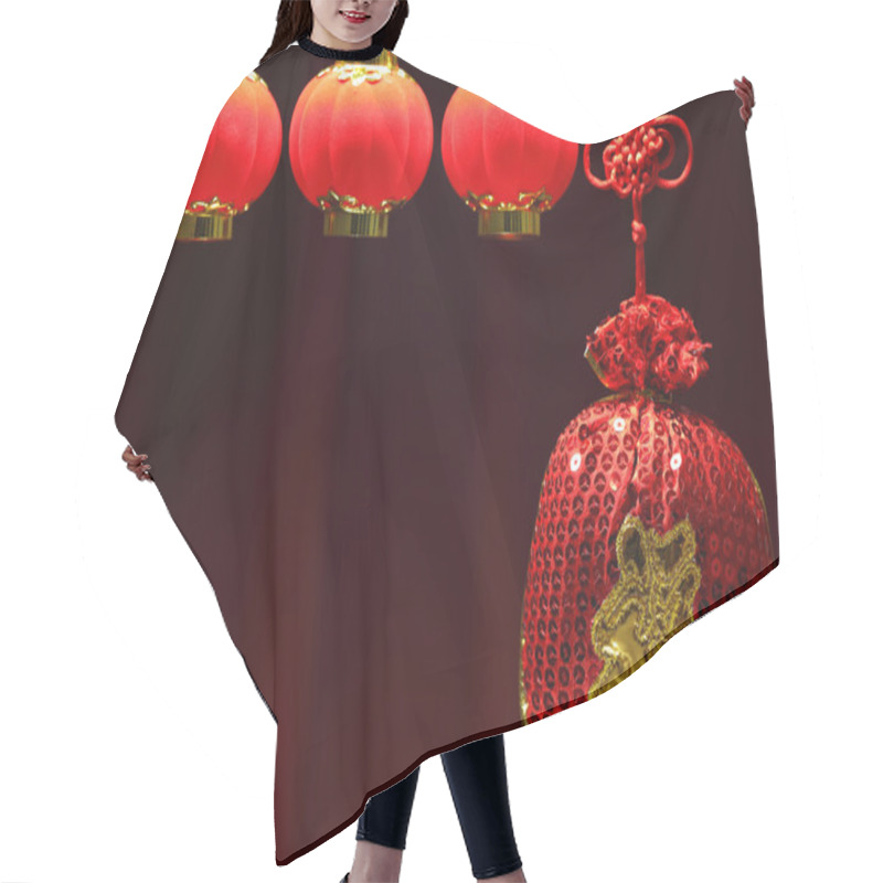 Personality  Chinese New Year. Hair Cutting Cape