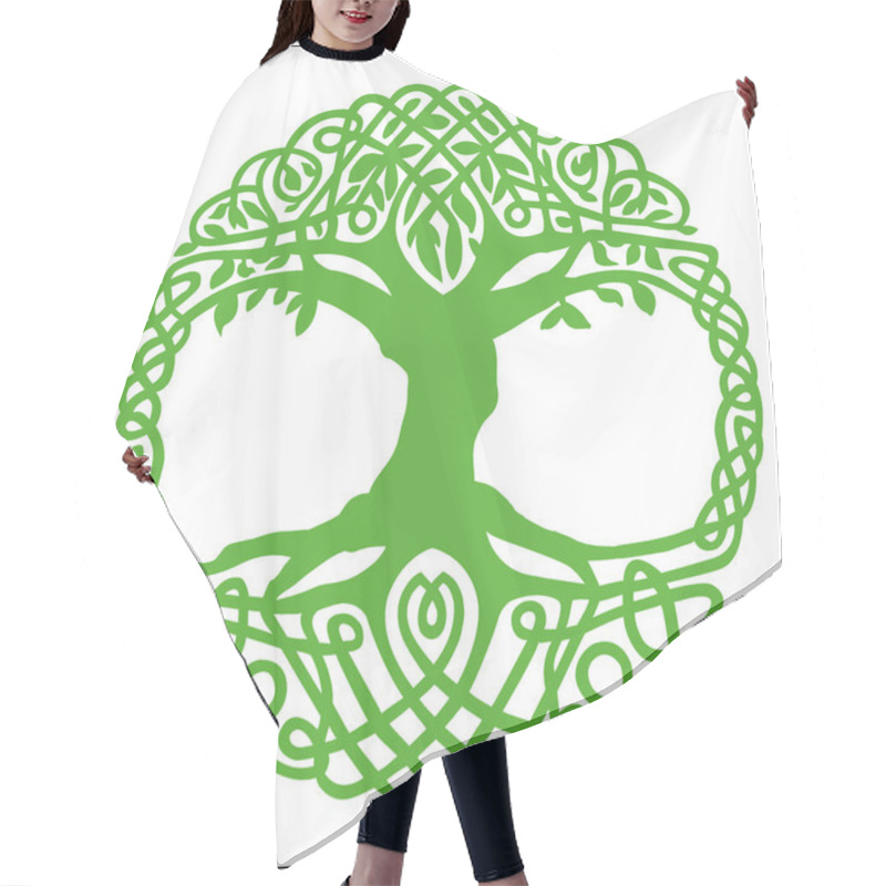 Personality  Abstract Tree Hair Cutting Cape