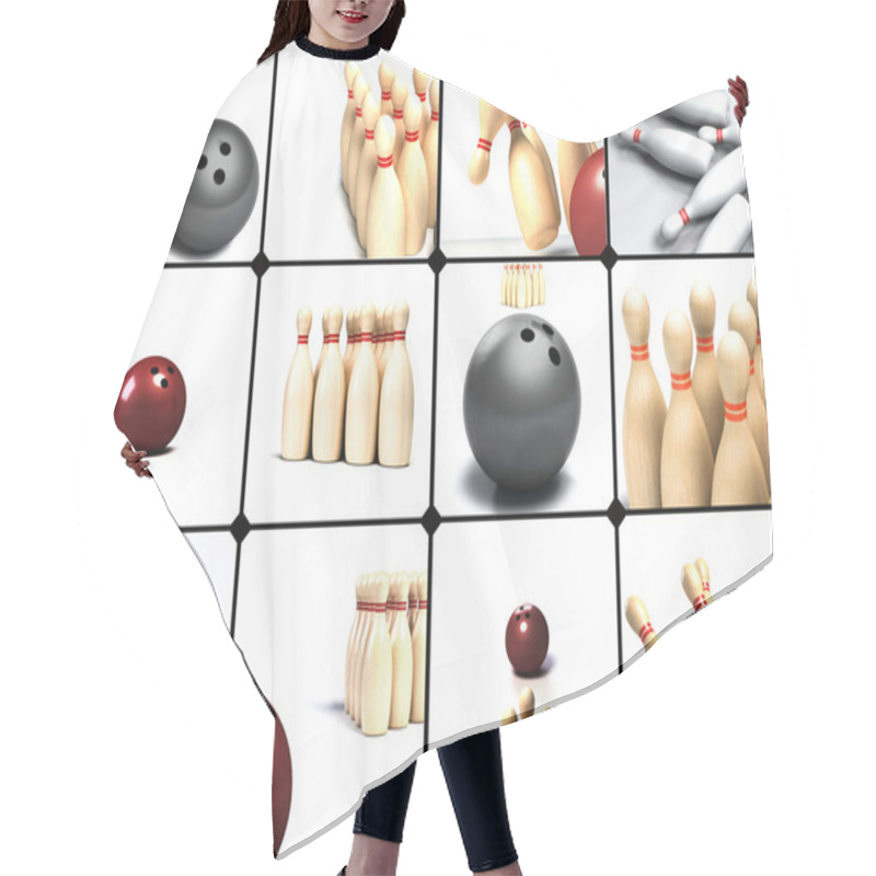 Personality  Bowling Hair Cutting Cape