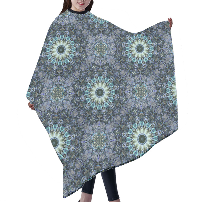 Personality  Beautiful Kaleidoscope Seamless Pattern Hair Cutting Cape