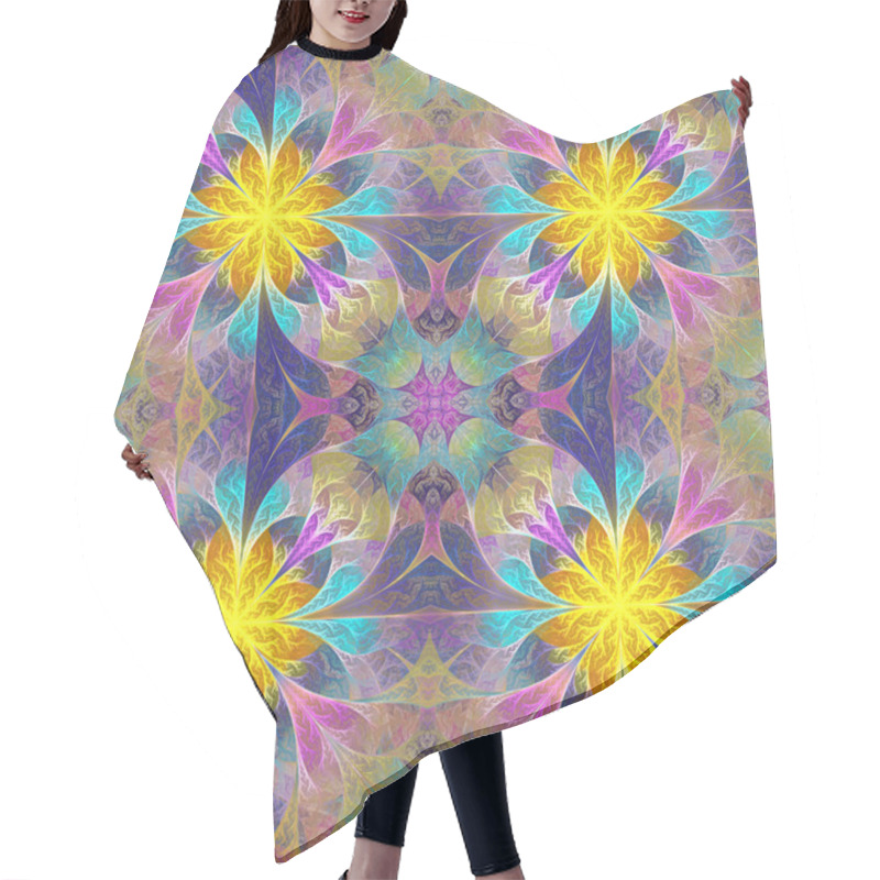 Personality  Beautiful Pattern In Fractal Design. Artwork For Creative Design Hair Cutting Cape