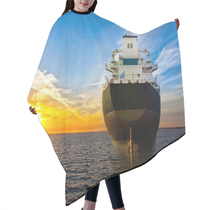 Personality  Ship And Sunrise Hair Cutting Cape