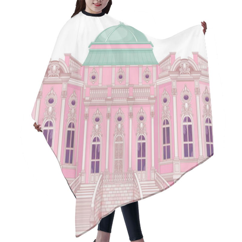 Personality  Princess Romantic Palace Hair Cutting Cape