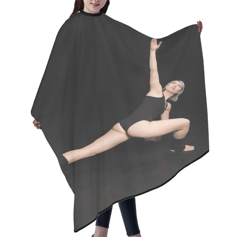 Personality  Young Dancer Posing  Hair Cutting Cape